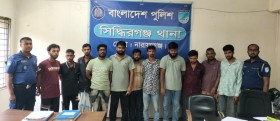 সিদ্ধিরগঞ্জে ইয়াবাসহ ৩ মাদক ব্যবসায়ী গ্রেপ্তার, জুয়া ও পুলিশ আইনে ১১ জন আটক